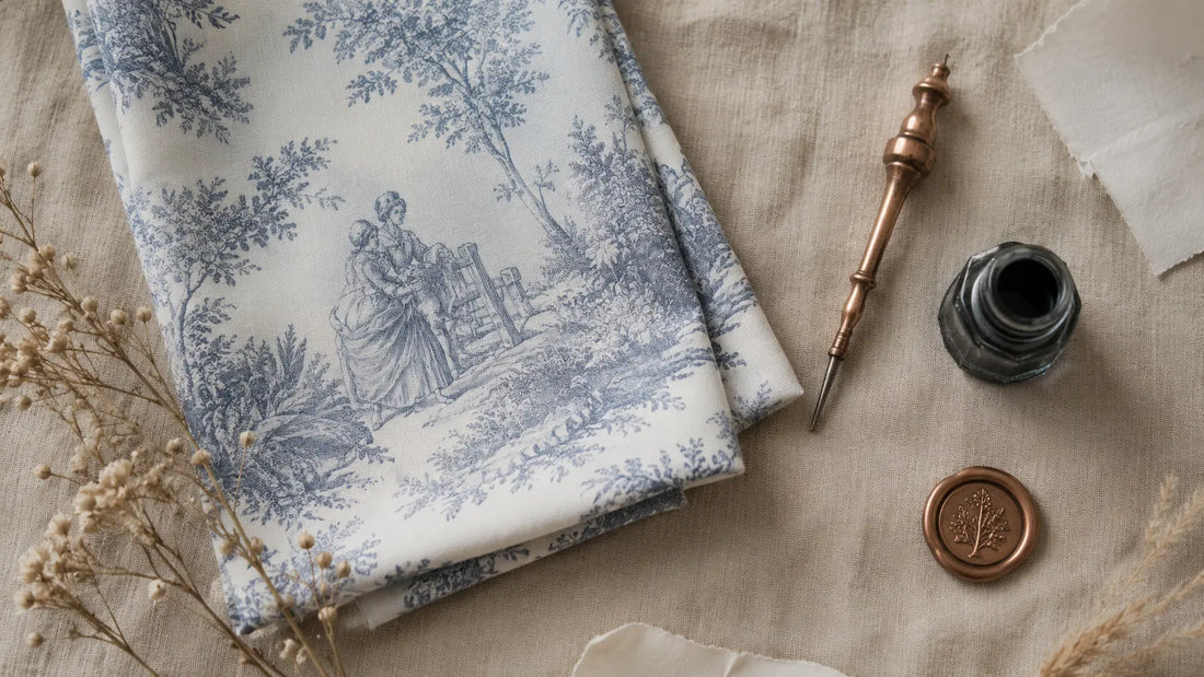 La Toile de Jouy: histoire d'un tissu emblématique français