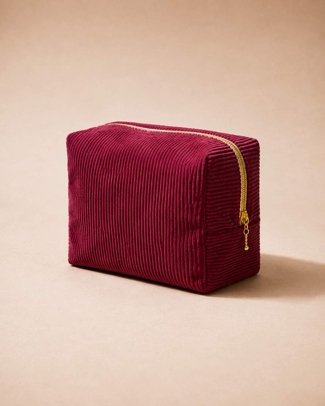 Trousse Élégance Aurora – Velours côtelé