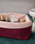 Trousse Élégance Aurora – Velours côtelé